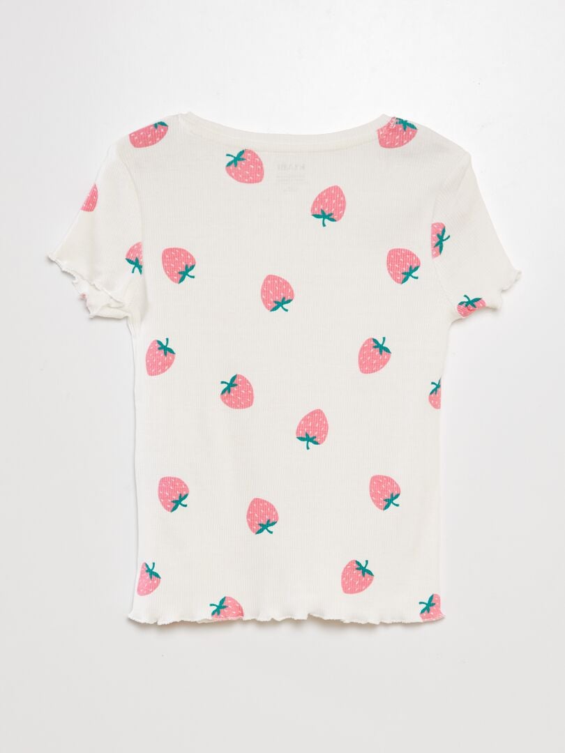 Camiseta de manga corta - BLANCA