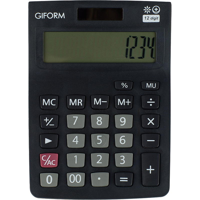Calculatrice Giform 12 chiffres