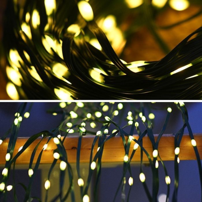 Luci a stringa LED per esterni Ulisem - 20 m - 200 luci - USB - IP65 impermeabili