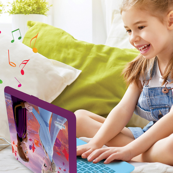Frozen learning laptop, bilingual