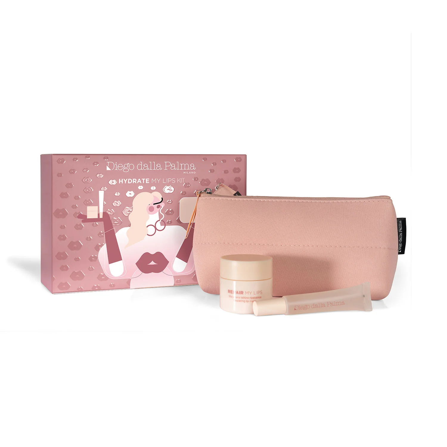 Labbra Hydrate My Lips Kit - Cofanetto Occhi e Labbra, Maschera Labbra, Balsamo Labbra