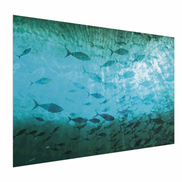 Plakat Gromada ryb 30x21 cm