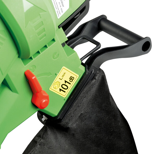 Elektrický vysavač/fukař na listí se sběrným vakem o objemu 45 l, 3 000 W