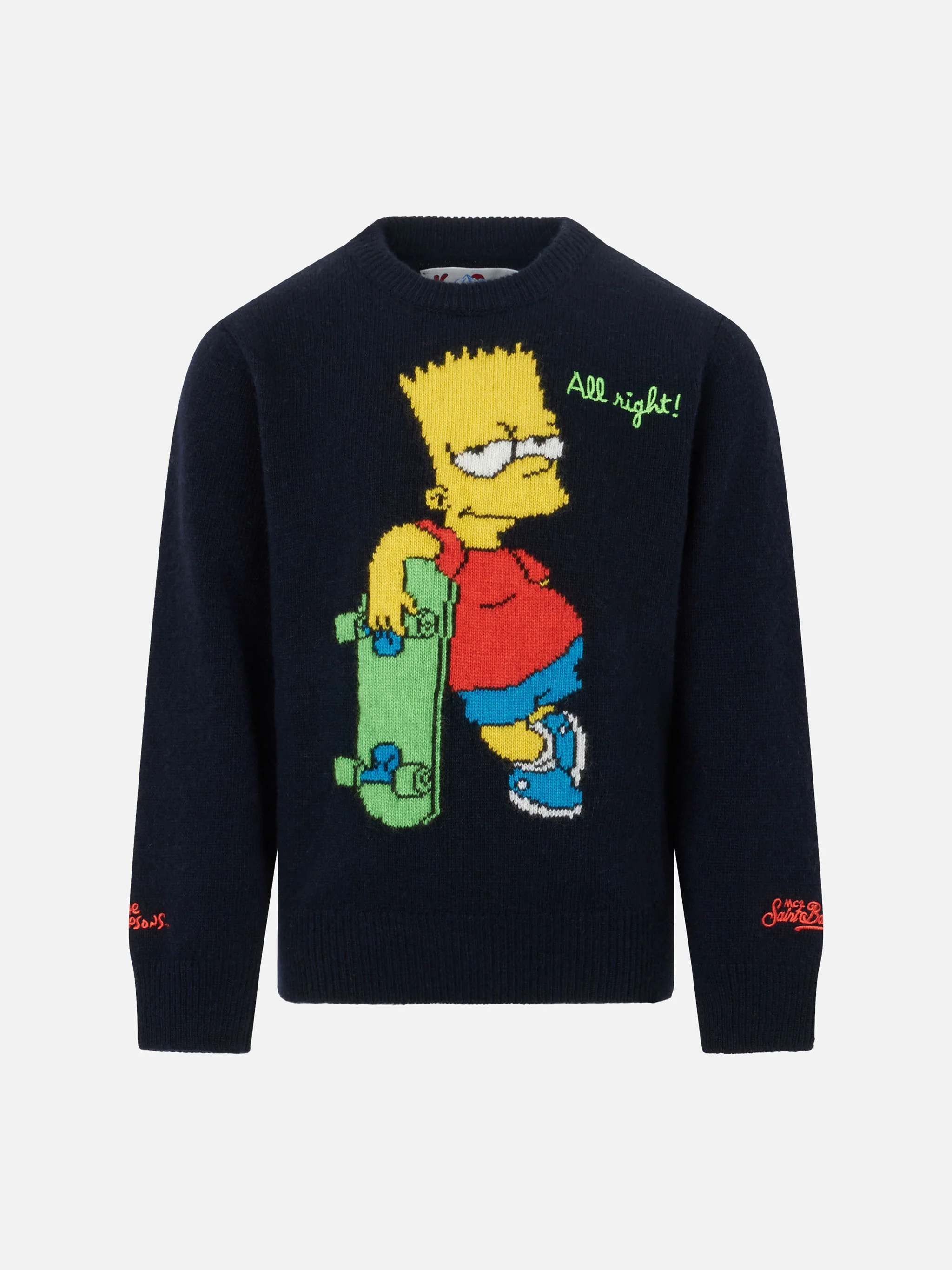 Maglione da bambino girocollo con stampa Bart Simpson |THE SIMPSON SPE
