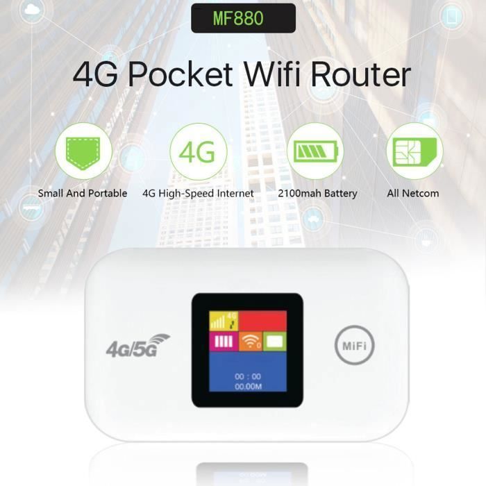 Router WiFi 4G, Router 4G LTE con slot per scheda SIM, Router WiFi, Modem Router 4G, Pacchetto Hub per Computer