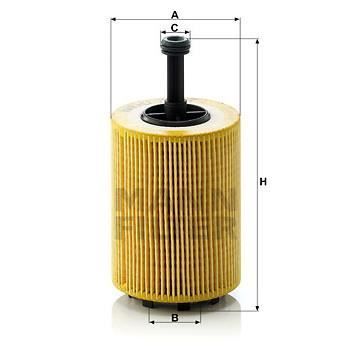 Filtro de aceite MANN FILTER HU719/7X