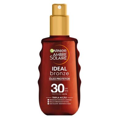Garnier Ambre Solaire apsaugos nuo saulės purškiamas aliejus idealiai tinka bronzinei SPF30 150 ml 150 ml