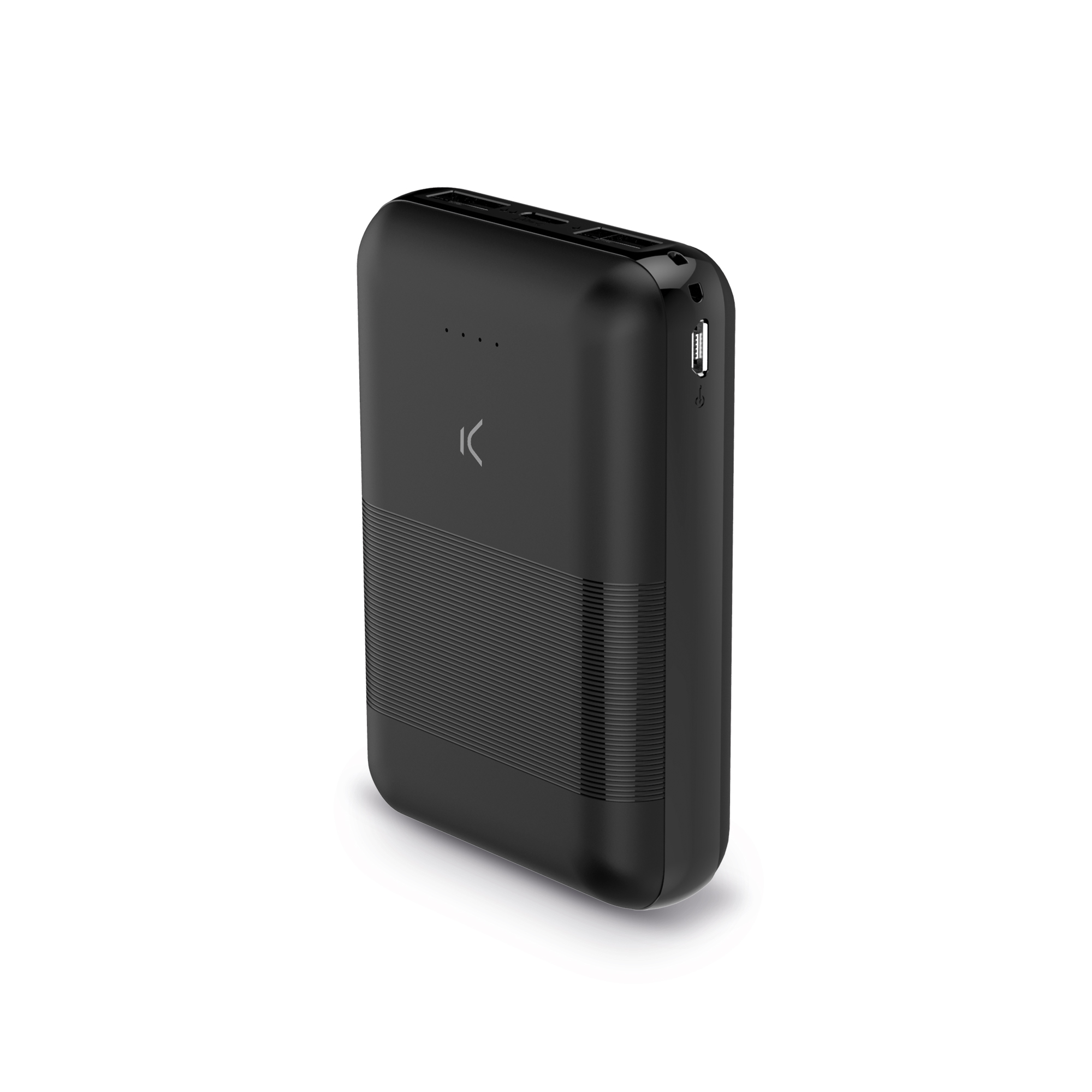 Ksix rejsepakke (Halley trådløse hovedtelefoner + 5000 mAh powerbank + mobiltelefonsnor)