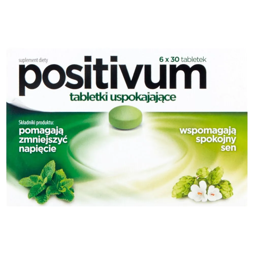 Positivum, Suplement diety na uspokojenie, Tabletki