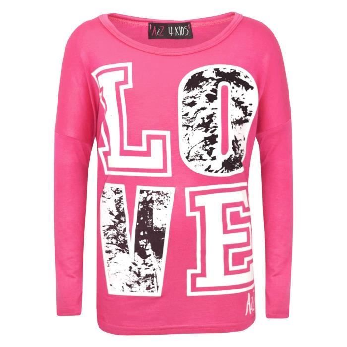 Conjunto para niña - Amor infantil - Estampado Splash - Manga corta - Rosa - Cintura elástica
