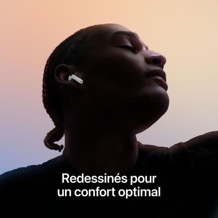 Auriculares Apple AirPods 4 con cancelación activa de ruido (2024) - Reacondicionados - Excelente estado