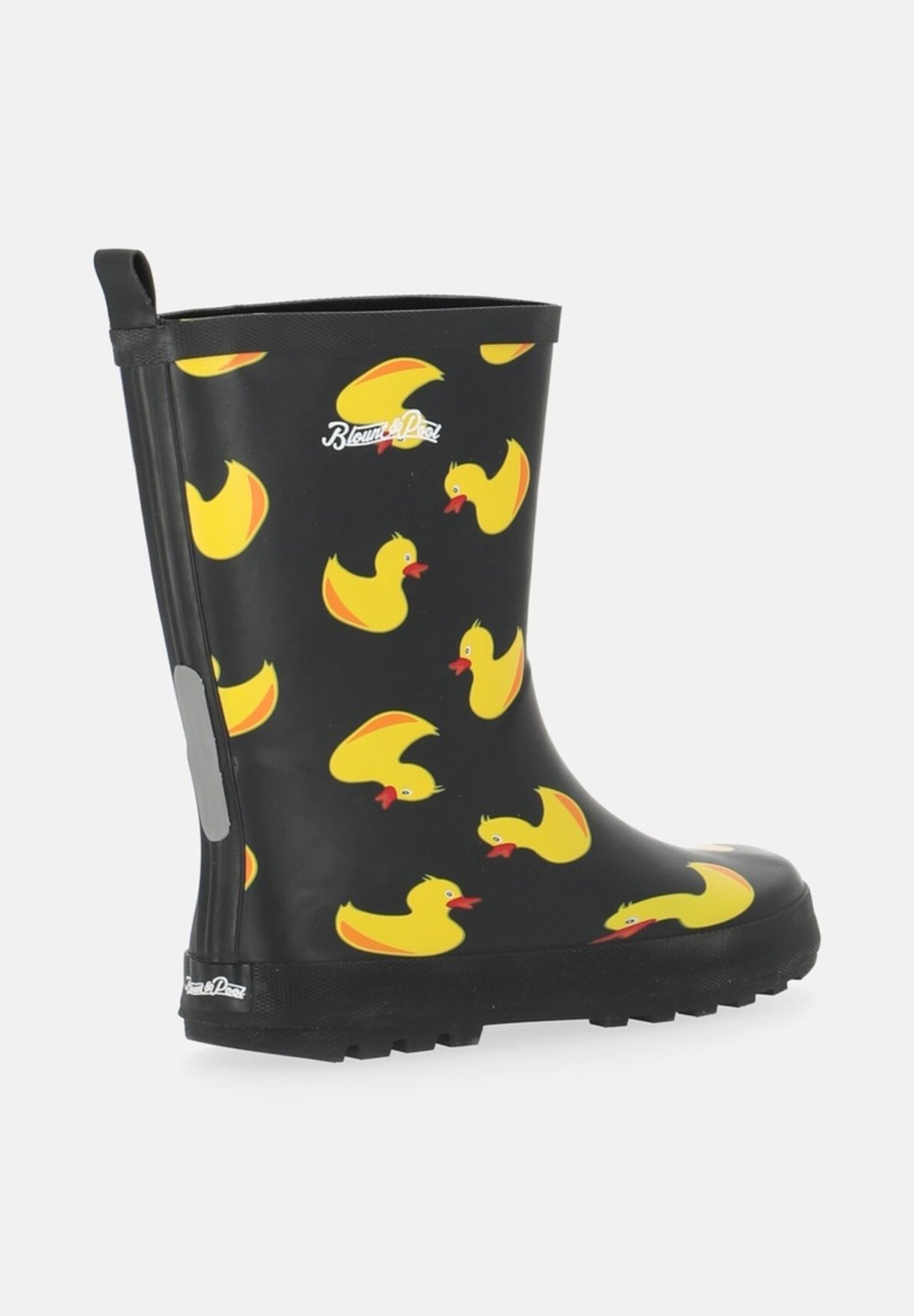 Blount & Pool DUCKLING - Gummistøvler - black yellow and