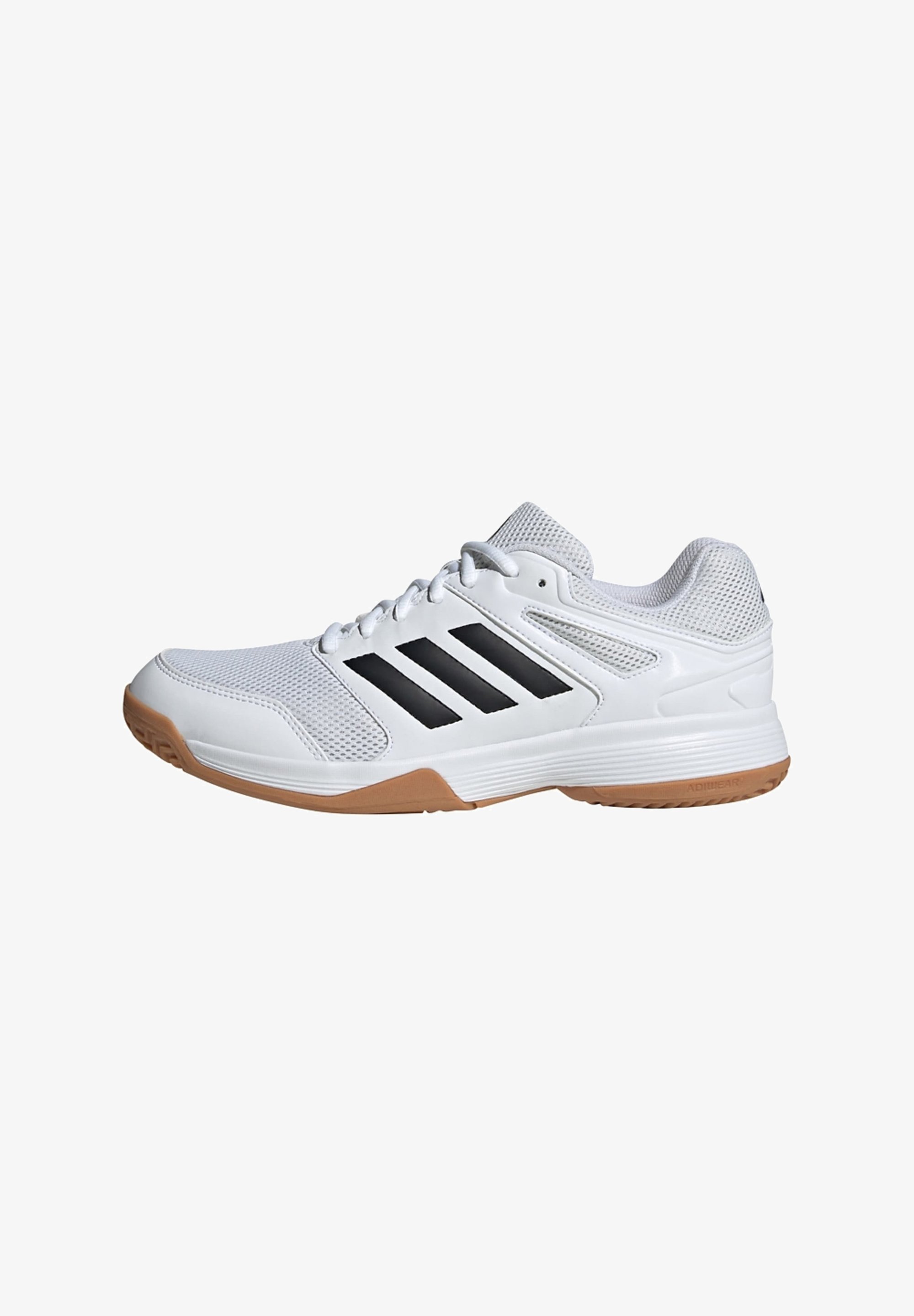 adidas Performance SPEEDCOURT INDOOR - Edzőcipő - felhőfehér fekete gumi