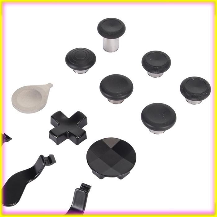 Kit de repuesto de joystick Keenso, kit de joystick metálico magnético sensible de repuesto para proyector de vídeo, negro