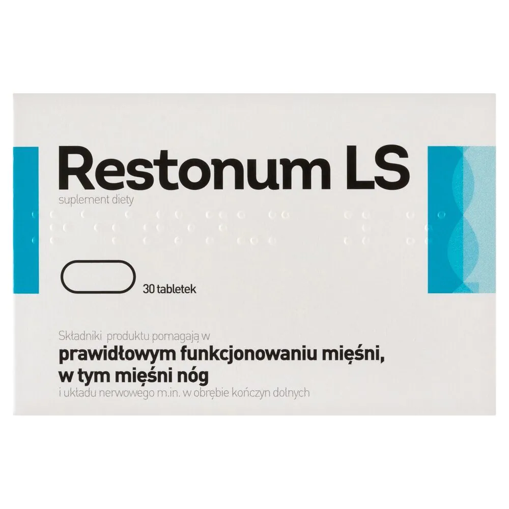Restonum LS, Preparat wspierający funkcjonowanie mięśni, Tabletki