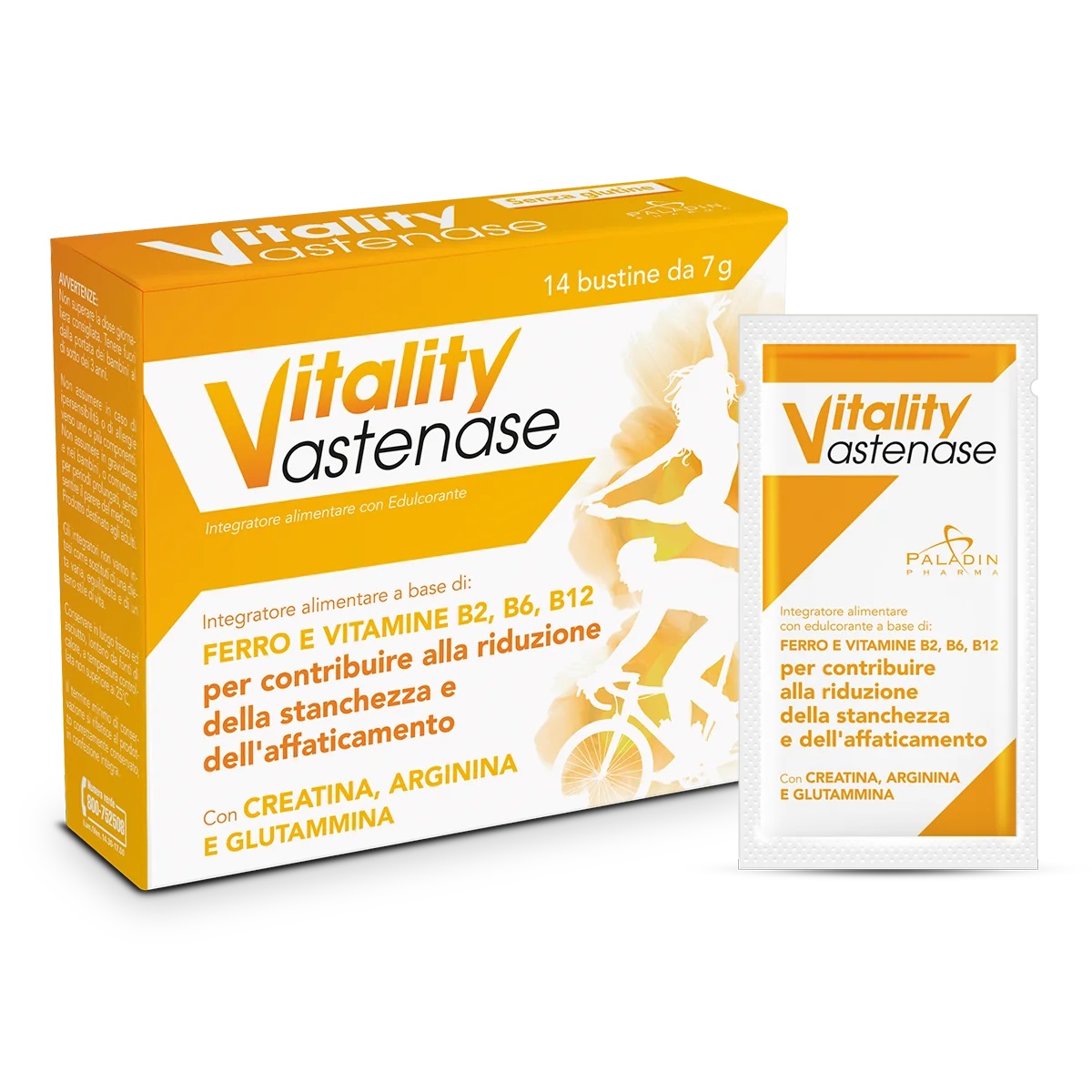 Vitality Astenase Nieuw voedingssupplement 14 zakjes