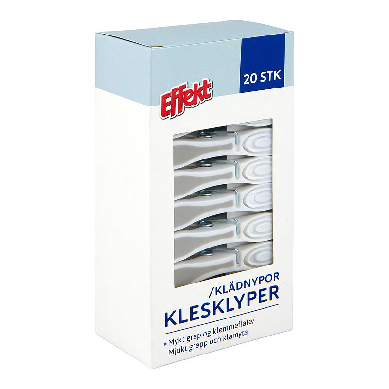 20 stuks elektrische wasknijpers met zachte grip.