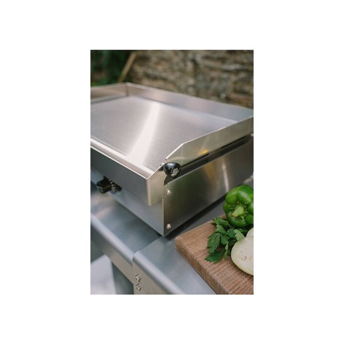 Gasplancha Krampouz Samba Double PFSB2MA-KR 3000 W Roestvrij staal