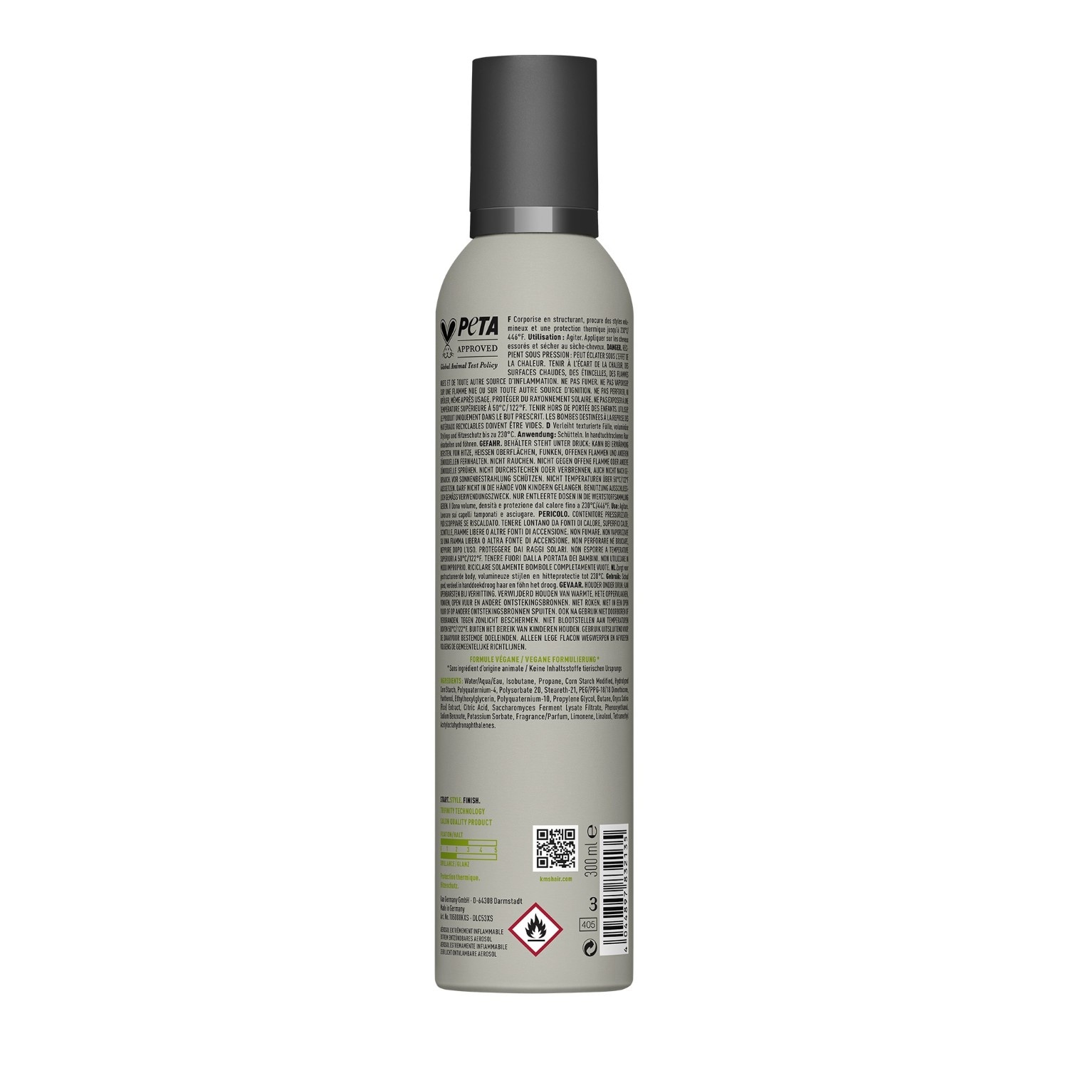 Espuma voluminizadora para el cabello KMS - 300 ml