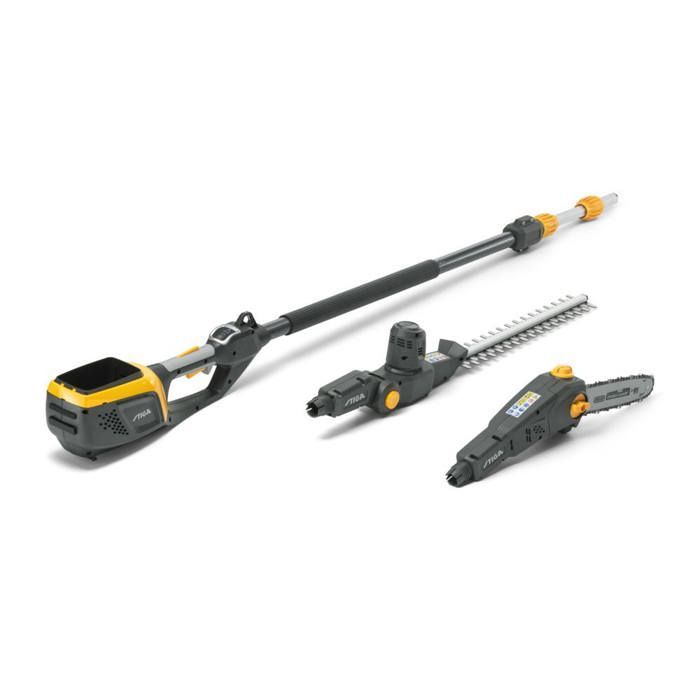 STIGA MT 500E MULTIUTENSILE A BATTERIA, TAGLIASIEPI E POTATORE, 48V, LAMA DA 46 CM – MANICO TELESCOPICO DA 75 CM, IMPUGNATURA