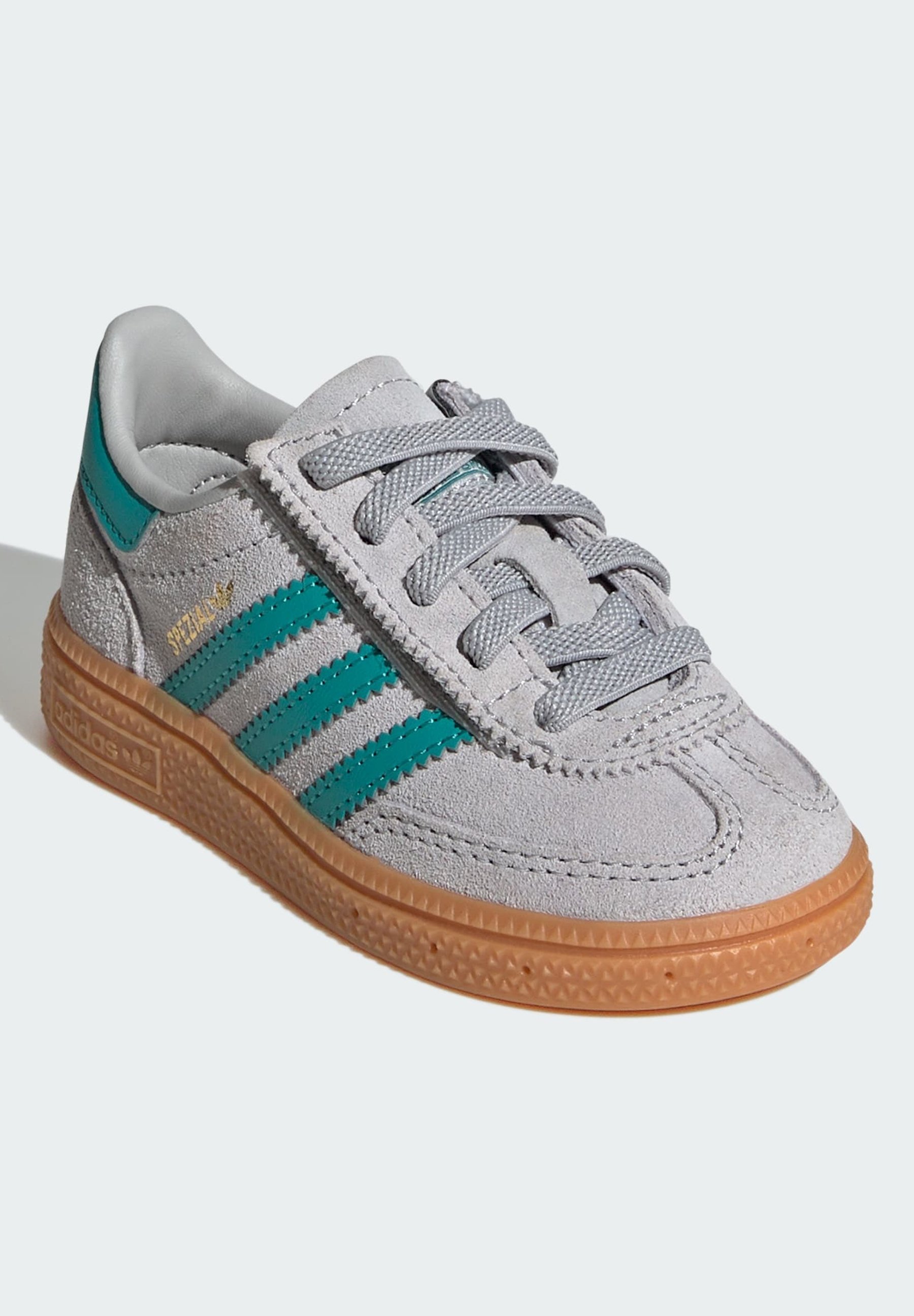 adidas Originals HANDBALL SPEZIAL UNISEX - Babyschoenen - grijs twee puur teal gum