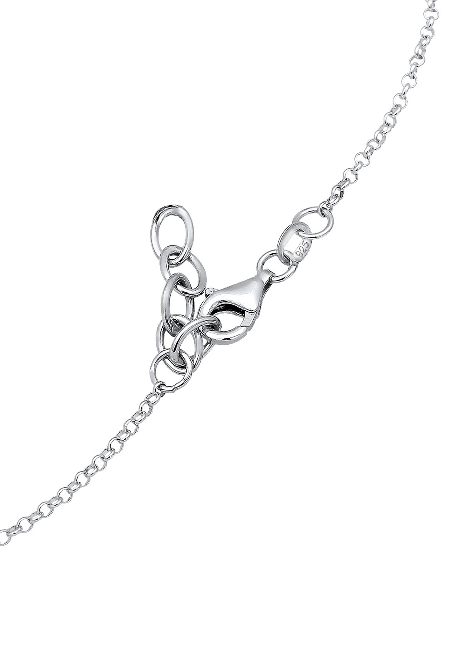Elli Femme Demi-Lune Étoile en Argent Sterling (925/1000)