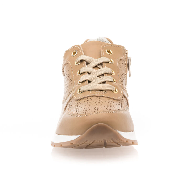 Zapatillas deportivas para mujer color marrón