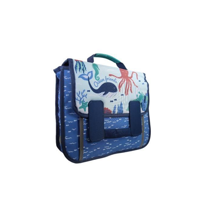 Bodypack - Recycled Ocean Schoolbag 28cm - Boy - 1 Compartment + Front Pocket - Padded Shoulder Straps - Polyester - Schoolbag...