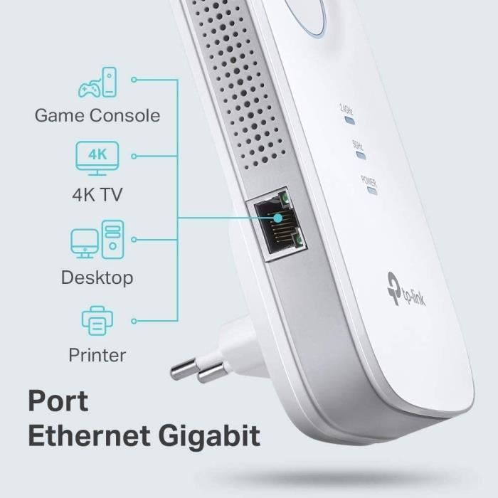 Potente ripetitore WiFi AC1750 Mbps - TP-Link RE450 - Dual Band - Compatibile con tutti i router