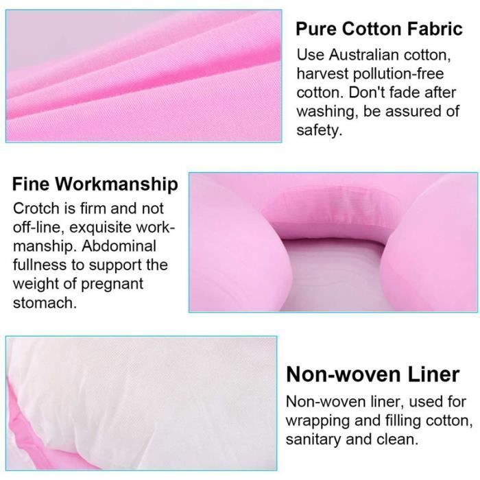 U-shaped cotton sleep support pillow, used for pregnant women, bedding, during pregnancy