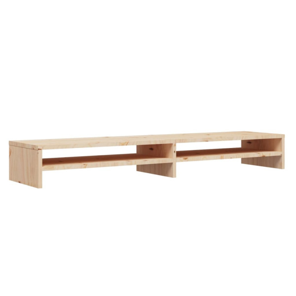 Podstawka pod Monitor Brąz Mat RTV Nowoczesny Salon 100x24x13cm