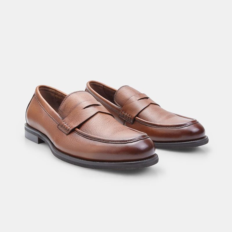 Bata 24H Męskie skórzane mokasyny