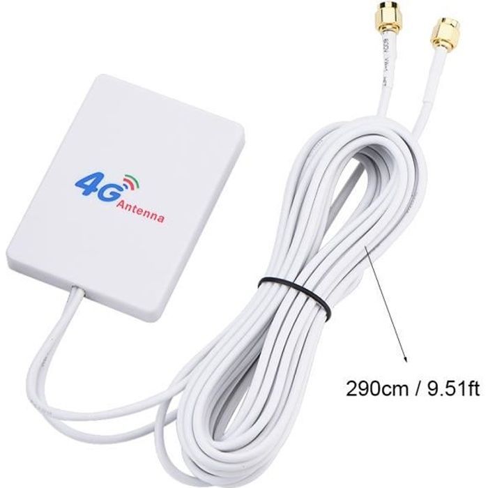 Huawei E398 -mobiilireitittimen tehokas 4G 3G LTE -signaalinvahvistinantenni, SMA-uros - KYLLÄ