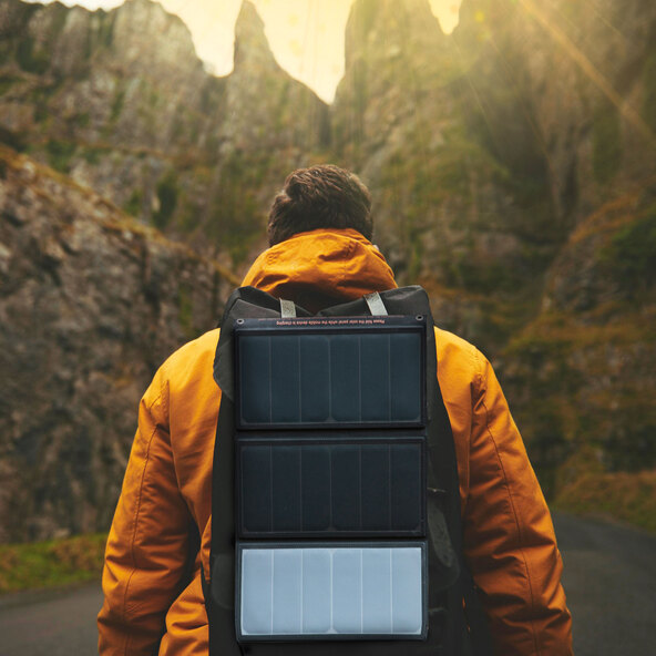 Solar panel with power bank LX PB 21