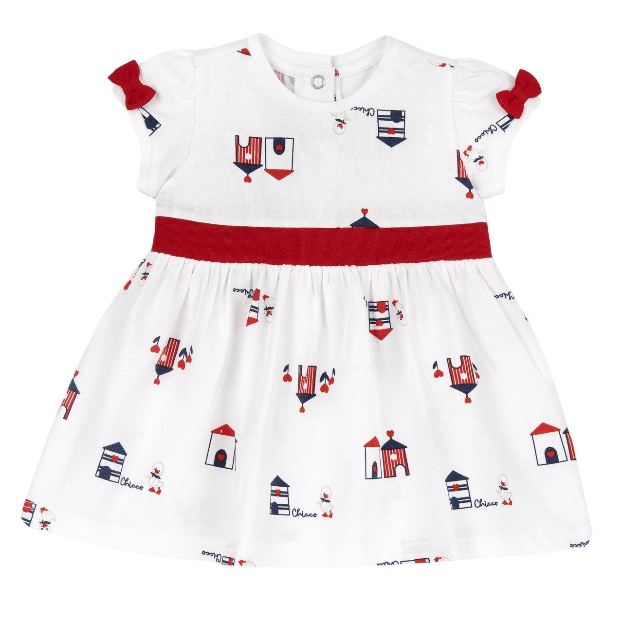 robe romantique à manches courtes pour bébé