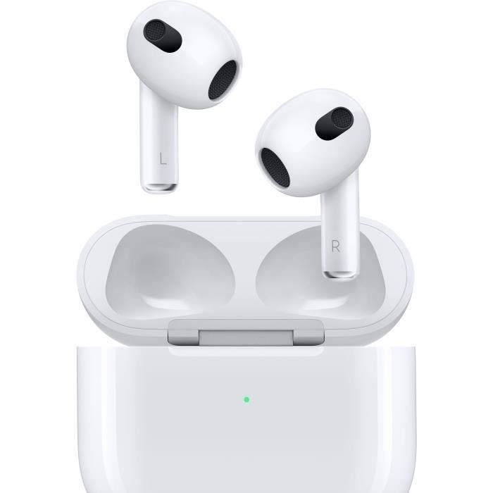 Auriculares Apple AirPods (3.ª generación) con estuche de carga inalámbrica - Reacondicionados - Excelente estado