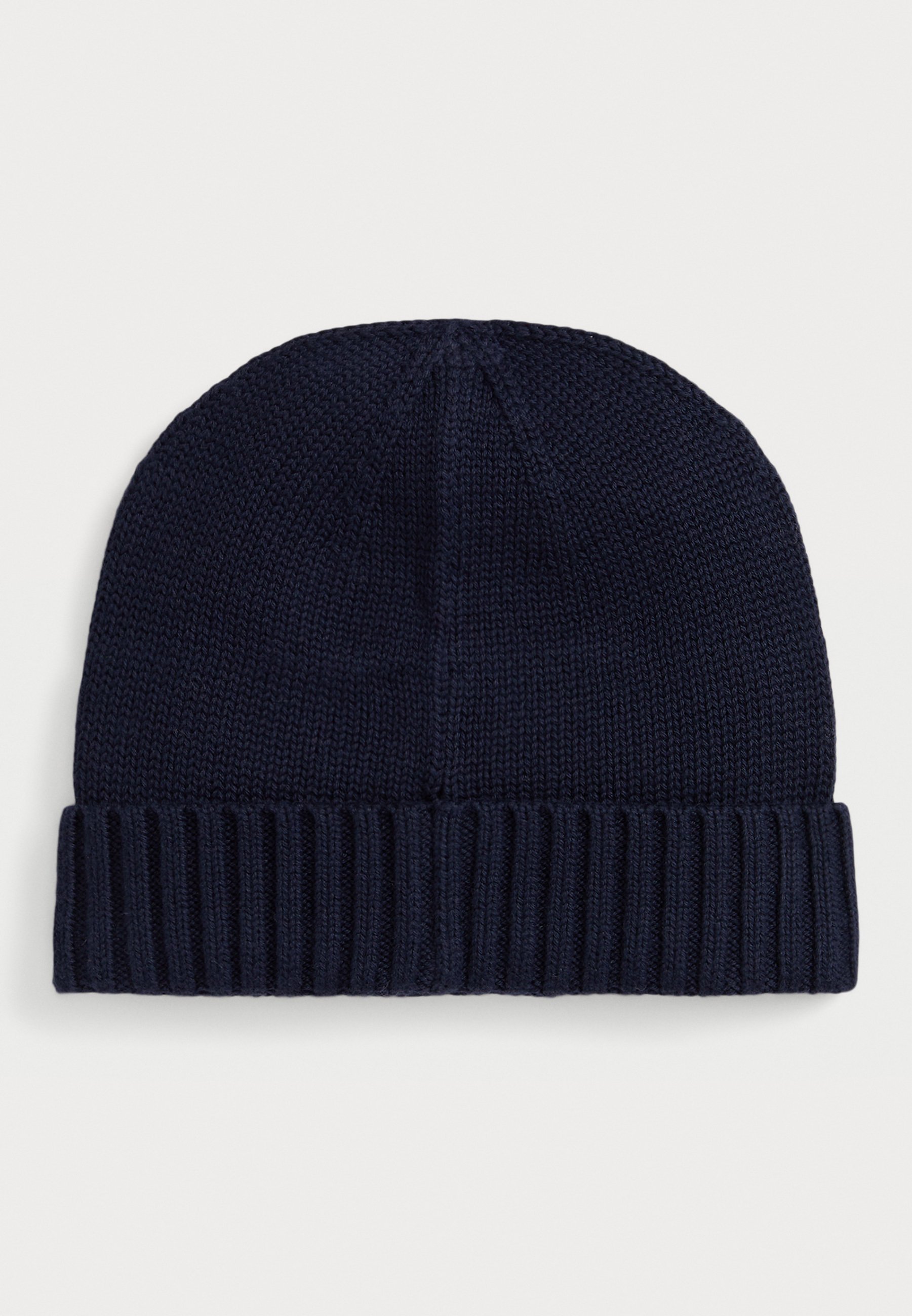Bonnet Polo Ralph Lauren en coton à torsades - Bleu marine chasseur
