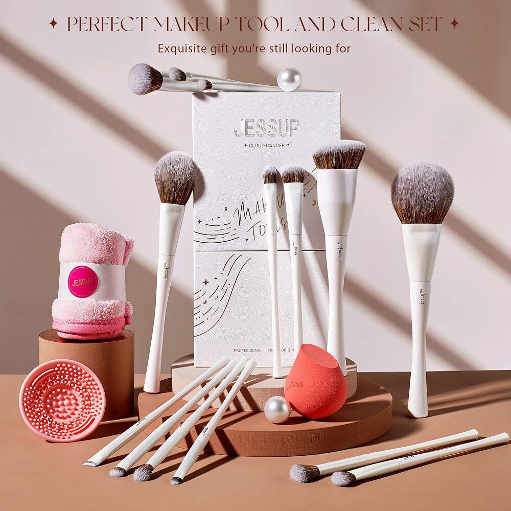 Jessup Cloud Dancer Make-up-Pinselkollektion