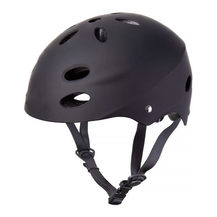WOZWE Versatile Outdoor Sports Helmet - Black - Road Cycling - Adult - Adjustable Size