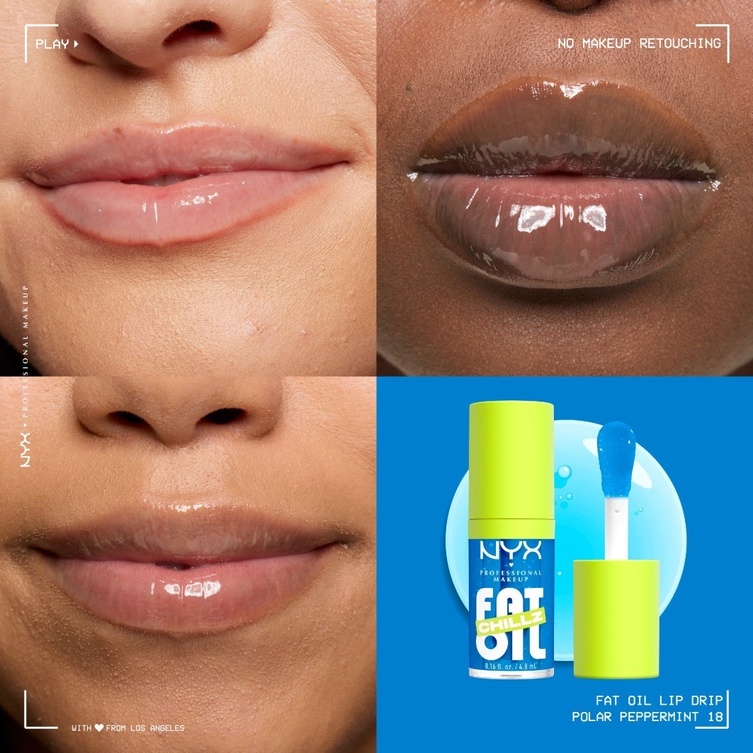 NYX Professional Makeup Lipgloss Fat Oil Chillz Lip Drip lūpu spīdums - 4,8 ml