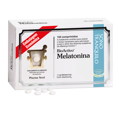 Bioaktivt tilskudd for fredelig søvn Melatonin 150 tabletter 150 tabletter