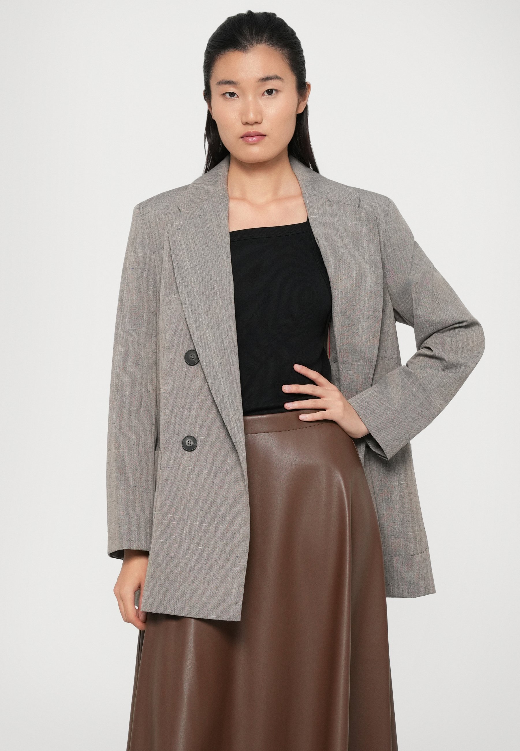 MAX&Co. TRIVIO - Saia evasê - marrom