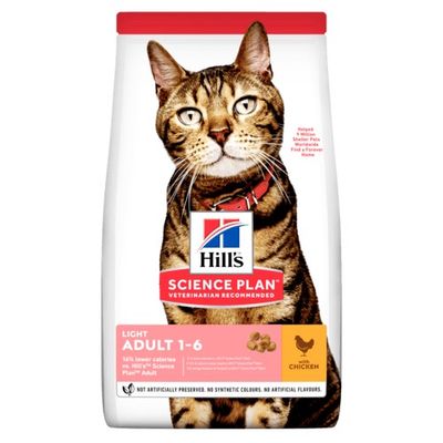 10 kg de croquettes Hill's Science Plan pour chat - 8 kg + 2 kg offerts !*