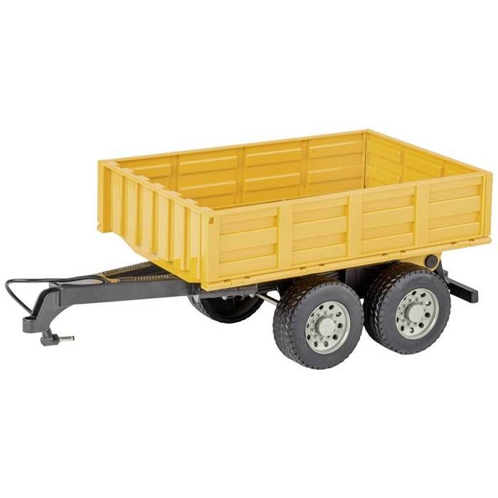 Carson Modellsport 1:16 Anhänger für RC Traktor gelb 1:16 Trailer
