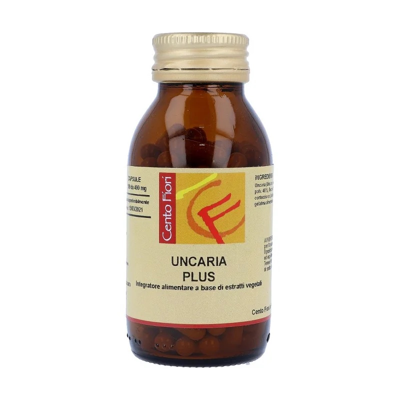 CENTO FIORI Uncaria Plus 100 plantaardige capsules