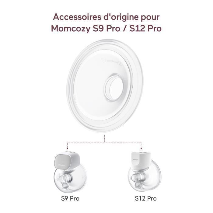 Flange de vedação dupla Momcozy de 27 mm compatível com a bomba tira-leite Momcozy S9 Pro/S12 Pro, 1 peça
