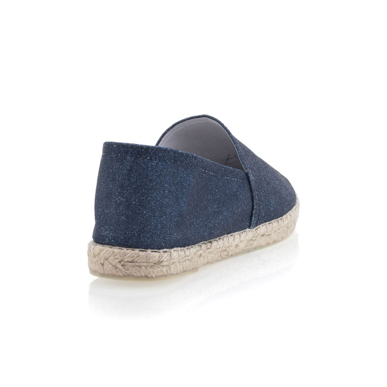 Blå espadriller med tausåler til dame