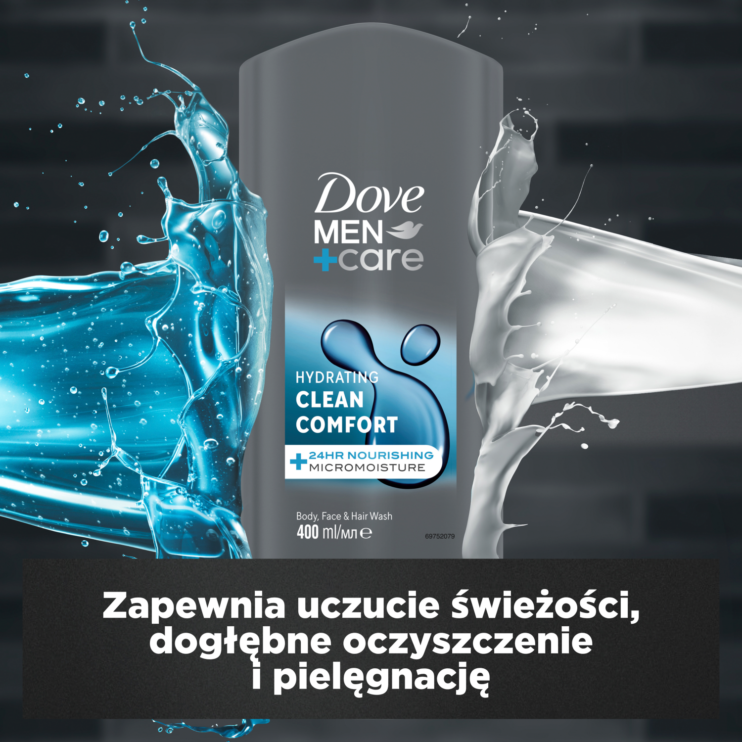 Dove Men Duschgel 400ml Plus Care Clean Comfort