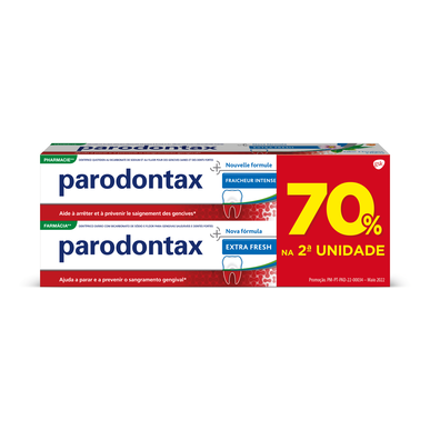 Parodontax Pasta de Dentes Gengivas   Sensibilidade      2 x 75 ml 2 x 75 ml