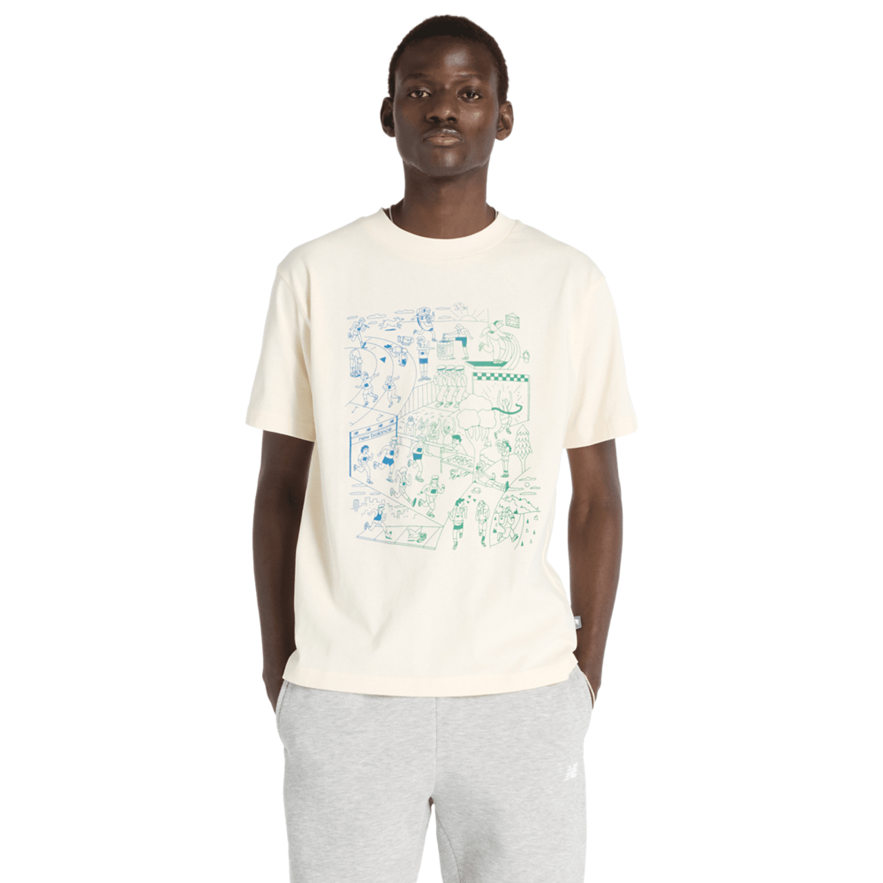 New Balance Athletics Run Mural T-shirt